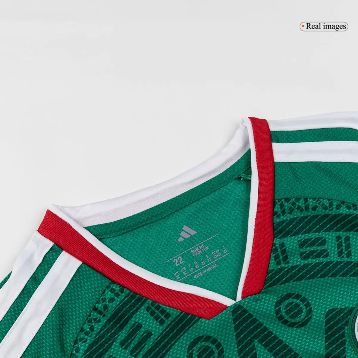 Uniforme completo de fútbol local para niños de México 2026