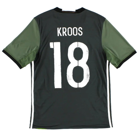 Maillot de football rétro extérieur de l'Allemagne, numéro 18, Kroos, 2016