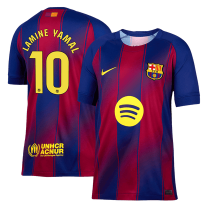Camiseta de fútbol LAMINE YAMAL #10 Barcelona Primera equipación 2025/26