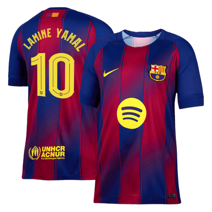 Camiseta de fútbol LAMINE YAMAL #10 Barcelona Primera equipación 2025/26 - UCL