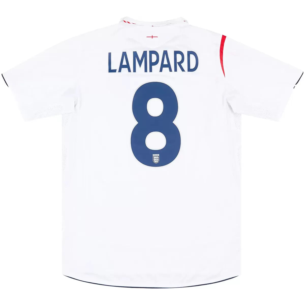 Camiseta de fútbol retro Lampard #8 Inglaterra 2006 local