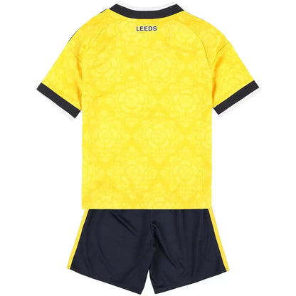 Equipación de fútbol de visitante del Leeds United para niños + fútbol 2025/26