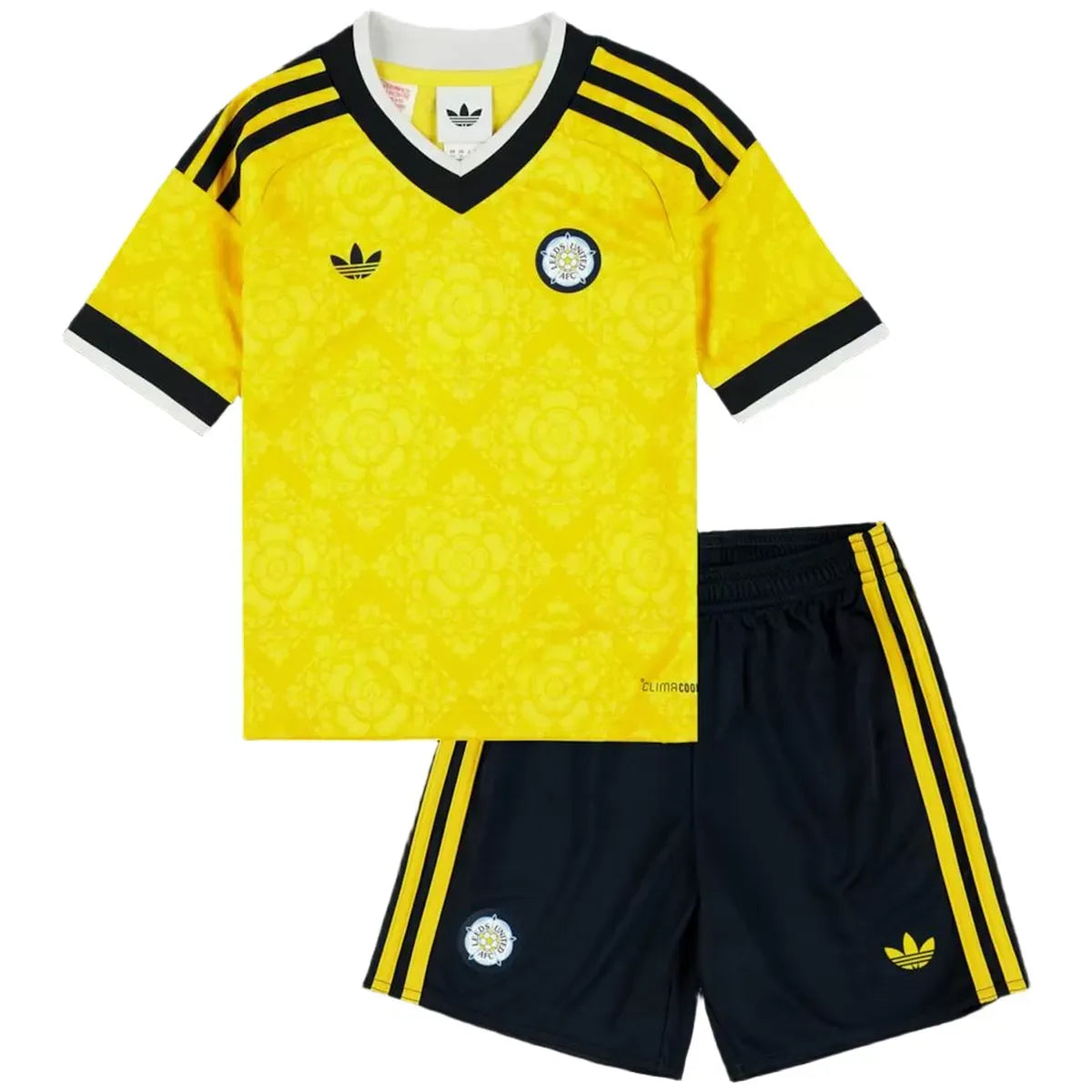 Equipación de fútbol de visitante del Leeds United para niños + fútbol 2025/26