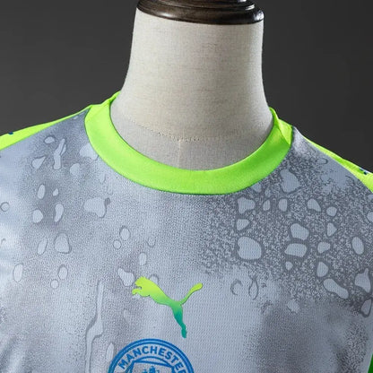 Camiseta de fútbol de manga larga de Manchester City, tercera equipación, 2025/26