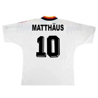 Camiseta de fútbol retro local de MATTHÄUS #10 Alemania 1994
