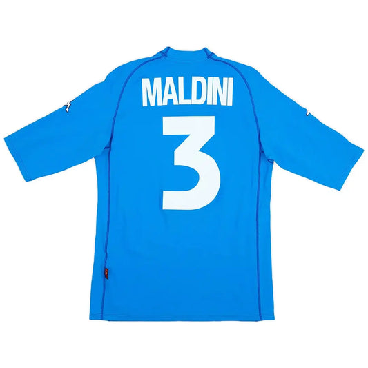 Camiseta de fútbol retro local de Maldini #3 Italia 2000
