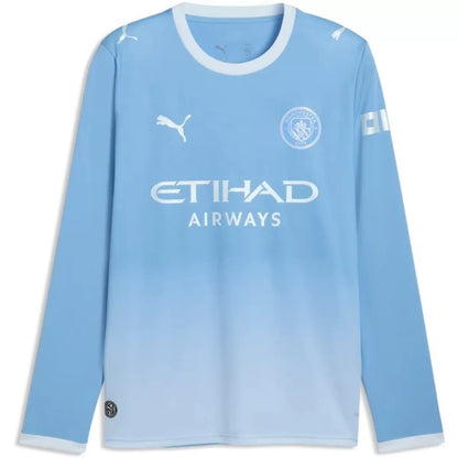 Manchester City Home Long Sleeve Soccer Jersey 2026/27