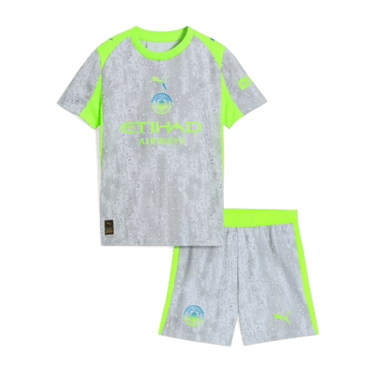 Manchester City Kid's Third Away Jersey Kit - Jersey+Shorts 2025/26