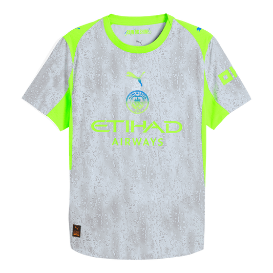 Camiseta de visitante del Manchester City, tercera equipación, versión jugador, temporada 2025/26