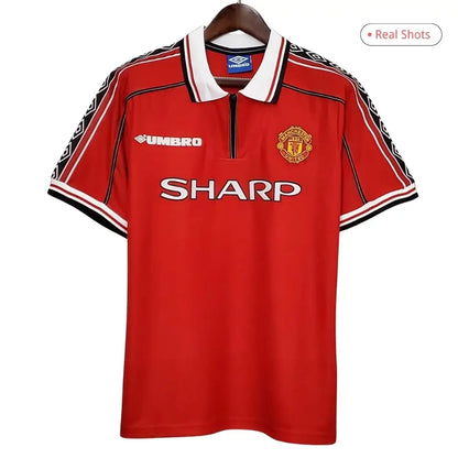 Camiseta retro local del Manchester United 1998/99 de Beckham #7