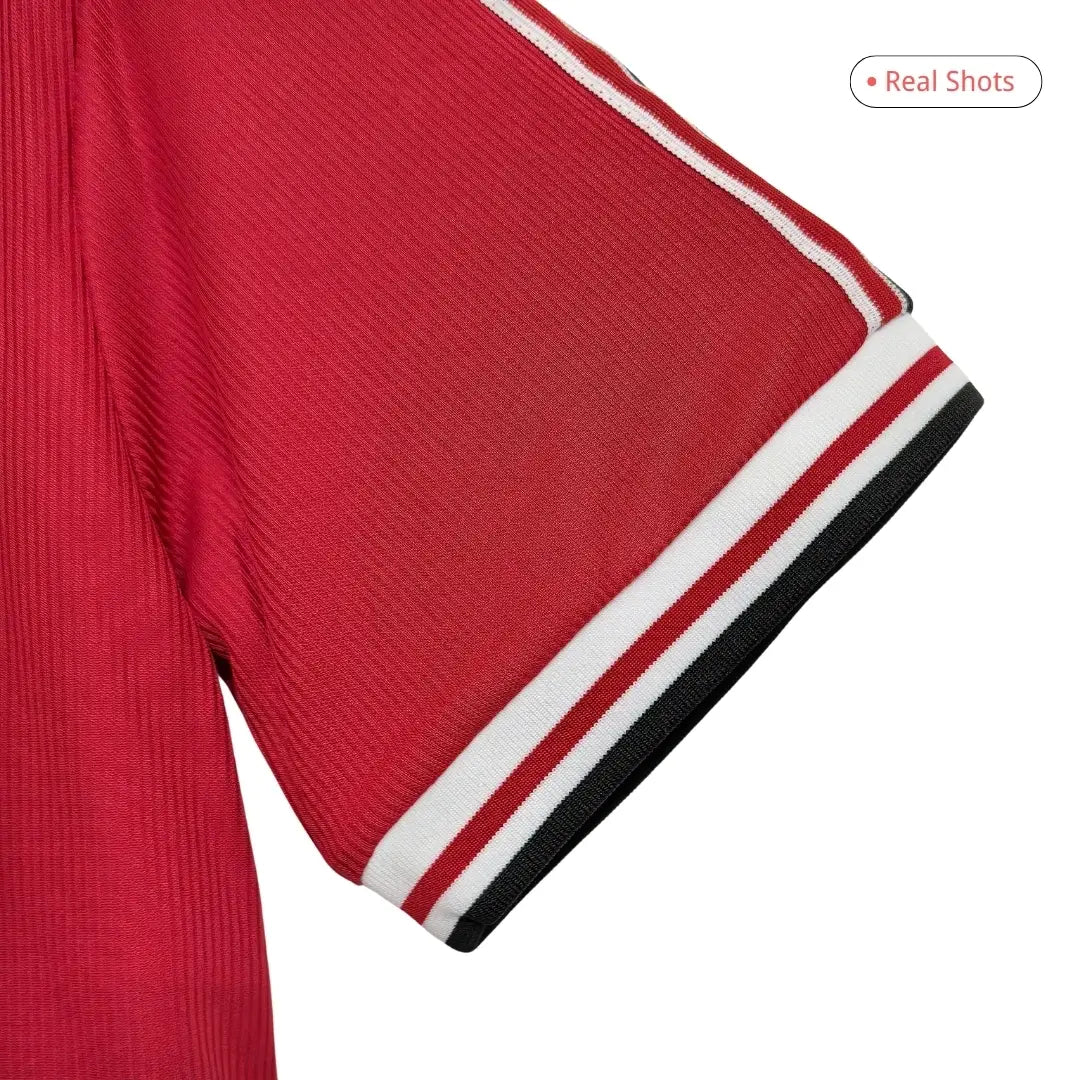 Camiseta retro local del Manchester United 1998/99 de Beckham #7