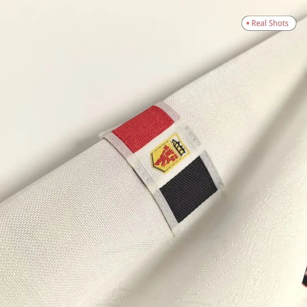 Camiseta de fútbol retro de manga larga de visitante del Manchester United 1998/99
