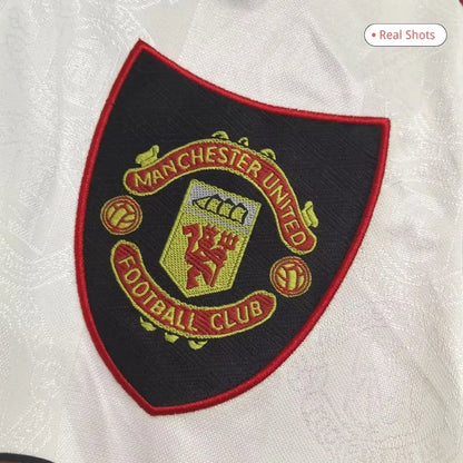 Camiseta de fútbol retro de manga larga de visitante del Manchester United 1998/99
