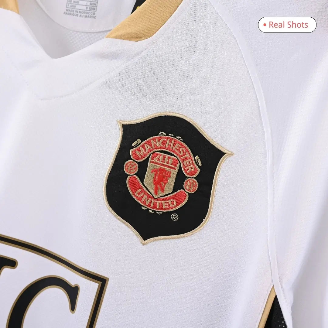 Camiseta retro de visitante del Manchester United 2006/08 de SMITH #14