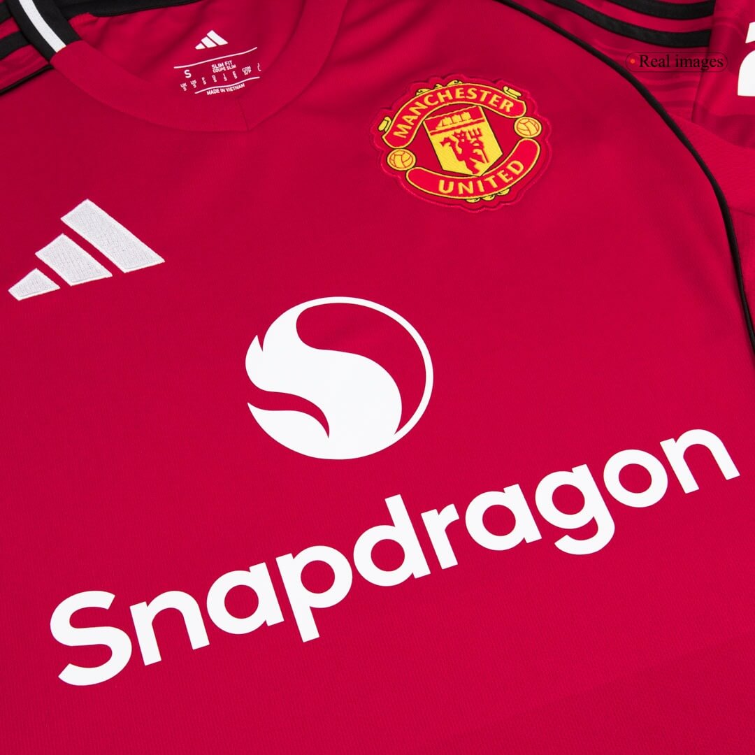 Camiseta de fútbol local Cunha #10 del Manchester United 2025/26