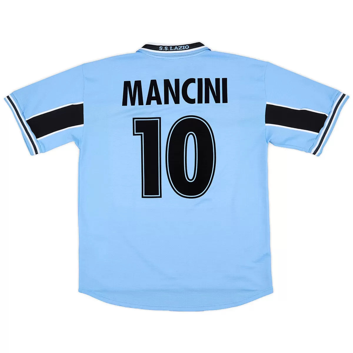 MANCINI #10 Lazio 1998/00 Camiseta de fútbol retro local