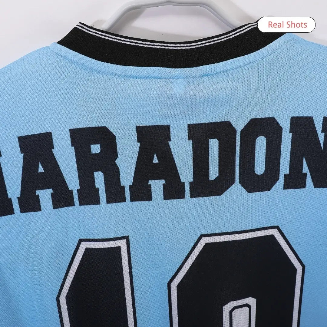 Camiseta de fútbol retro local de Maradona #10 Argentina 2001