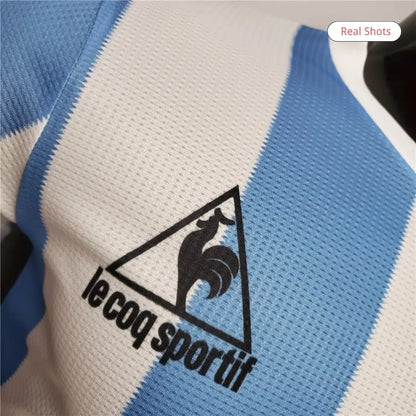 Camiseta retro de fútbol local de Maradona #10 Argentina 1986 (versión de jugador)