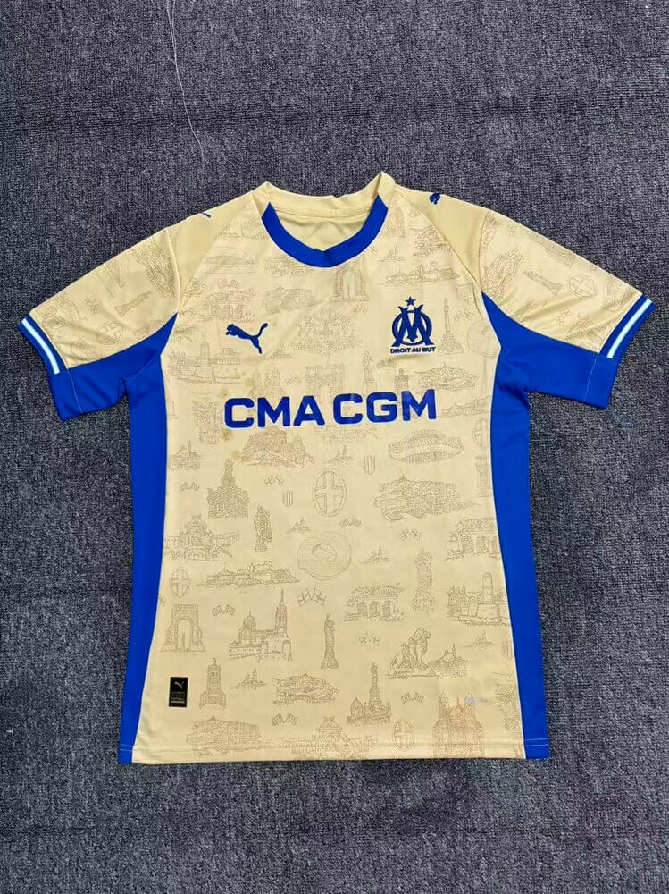 Camiseta de fútbol visitante del Marsella 2025/26 (cuarta equipación)