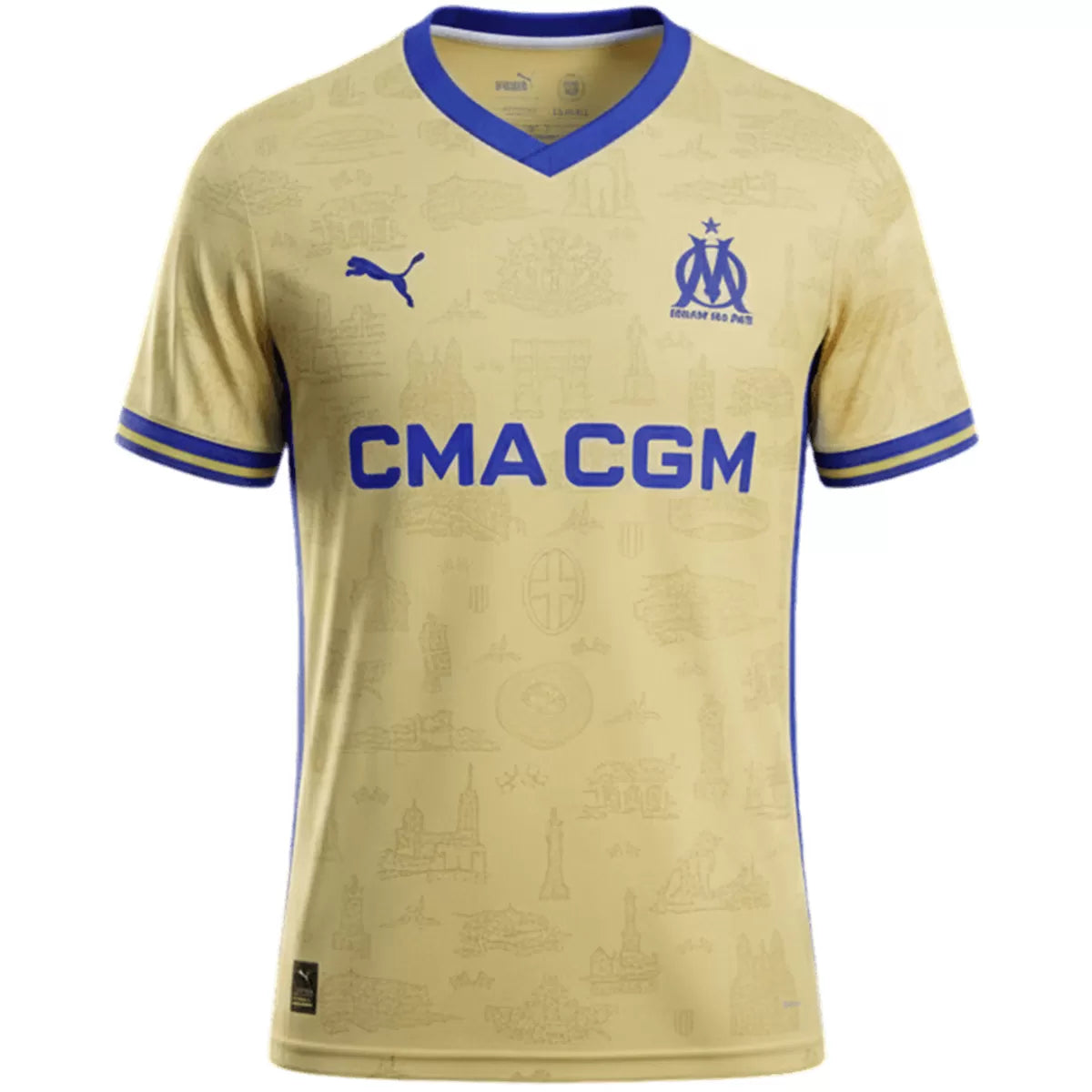 Camiseta de fútbol visitante del Marsella 2025/26 (cuarta equipación)
