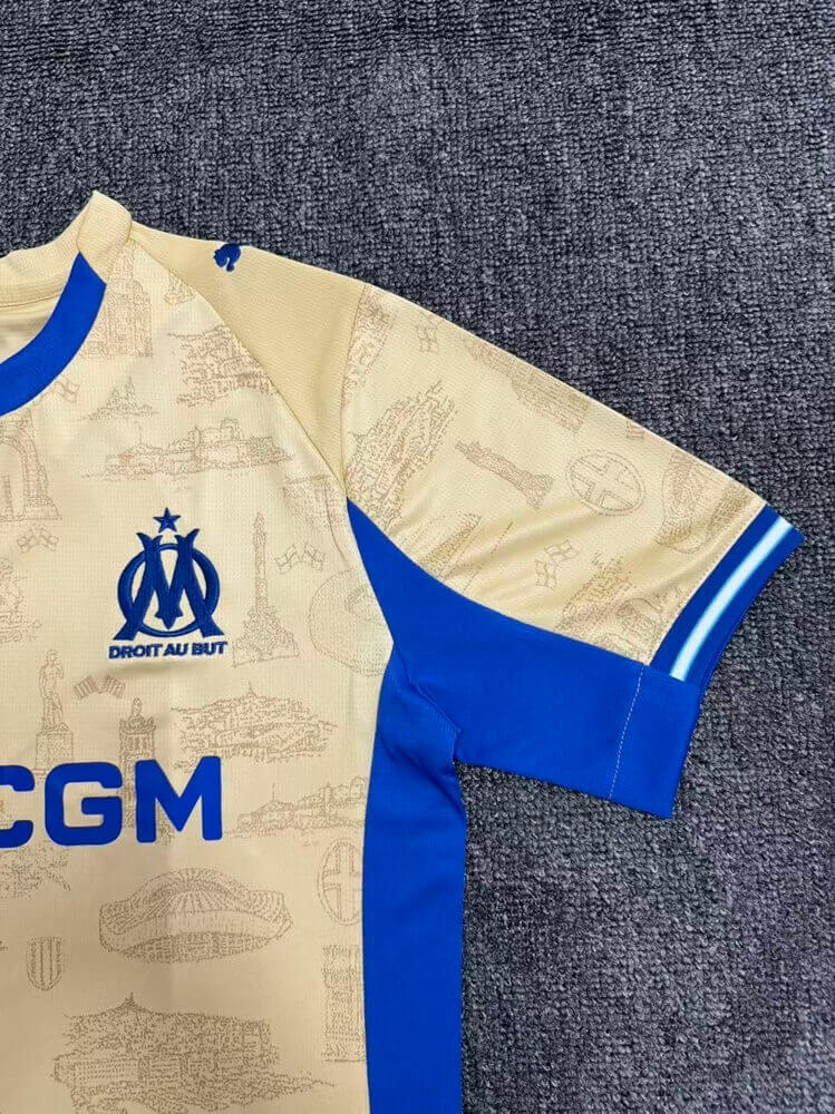 Camiseta de fútbol visitante del Marsella 2025/26 (cuarta equipación)
