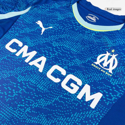 Camiseta de fútbol de la tercera equipación visitante del Marsella, versión jugador, temporada 2025/26