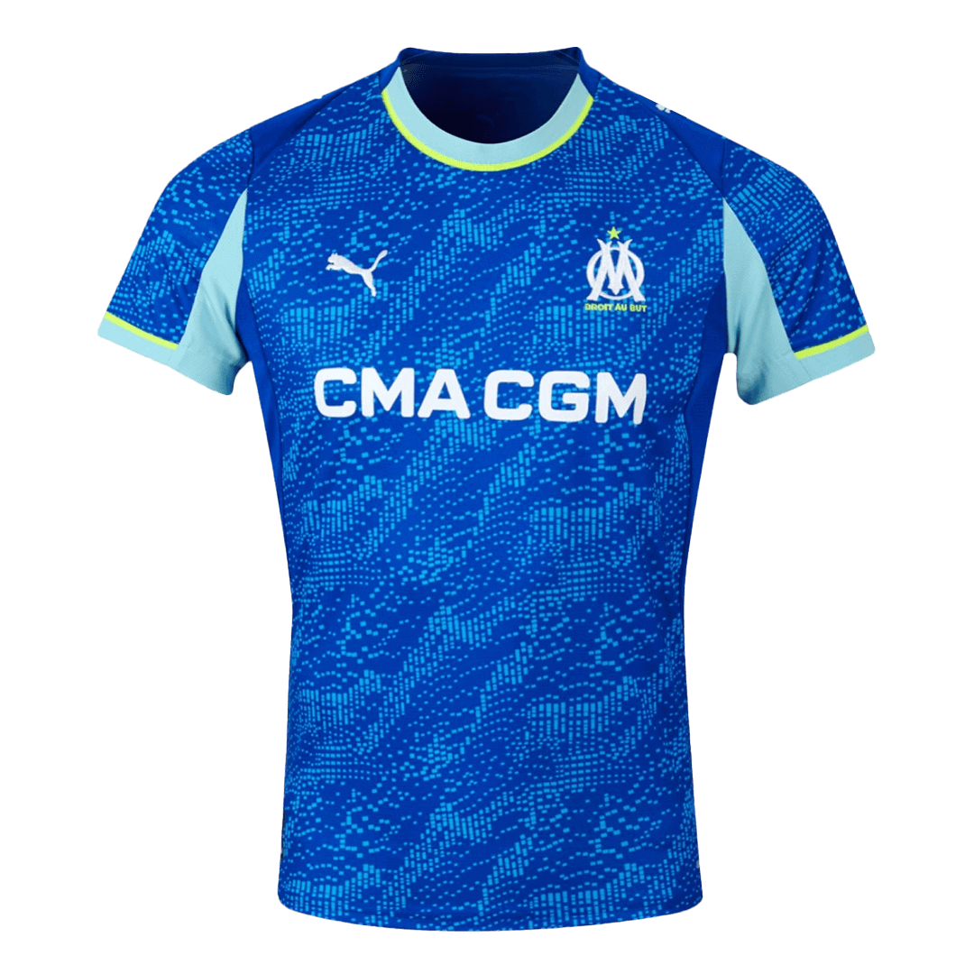 Camiseta de visitante del Marsella, tercera equipación, temporada 2025/26