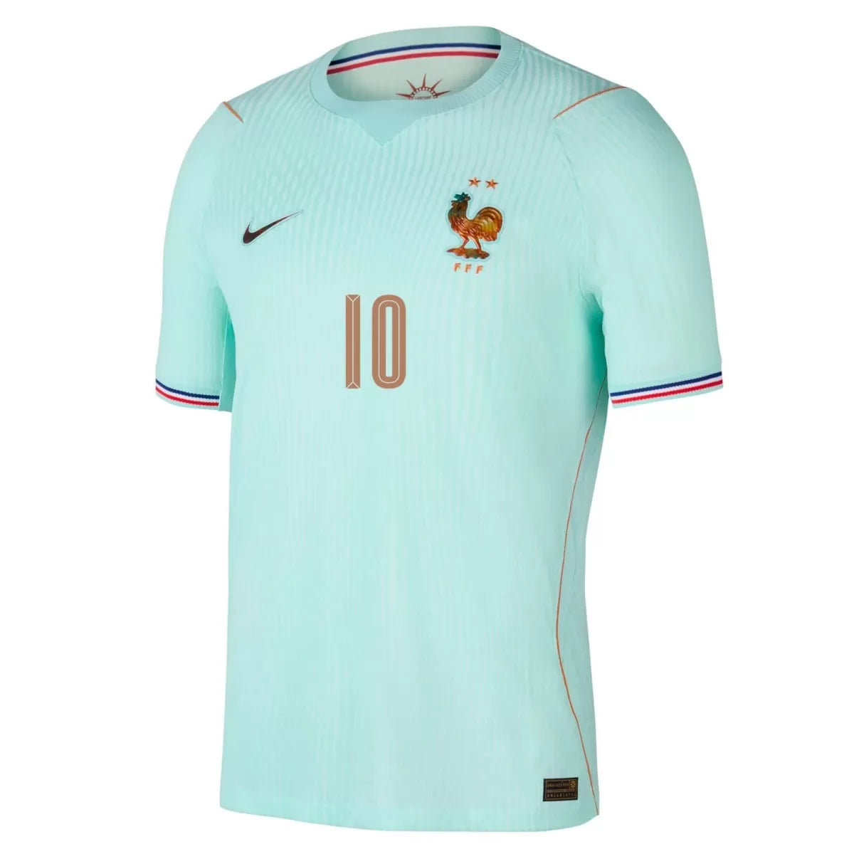 Camiseta de fútbol de la selección francesa de visitante, versión jugador, Mbappe #10, Copa del Mundo 2026