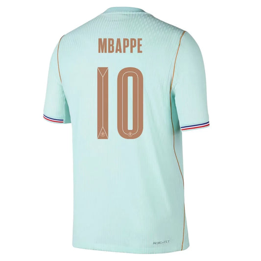 Maillot de foot extérieur version joueur Coupe du Monde 2026 Mbappe #10 France