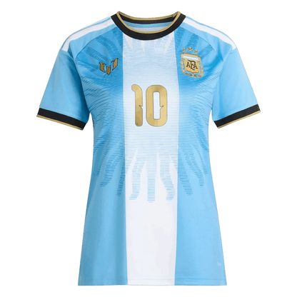 MESSI #10 Women's Argentina X Messi Jersey 2026 Blue