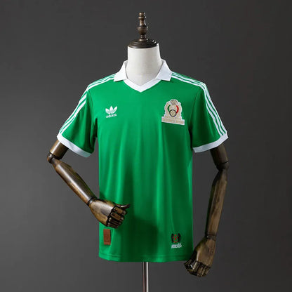 Camiseta de fútbol retro de México 1986 para casa