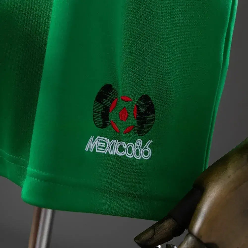 Camiseta de fútbol retro de México 1986 para casa