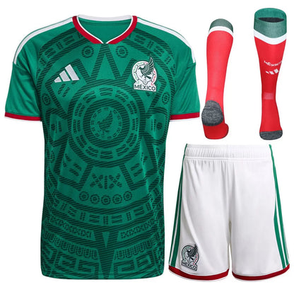 Camiseta de fútbol completa de local de México para la Copa Mundial 2026