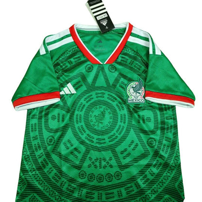 Uniforme completo de fútbol local para niños de México 2026