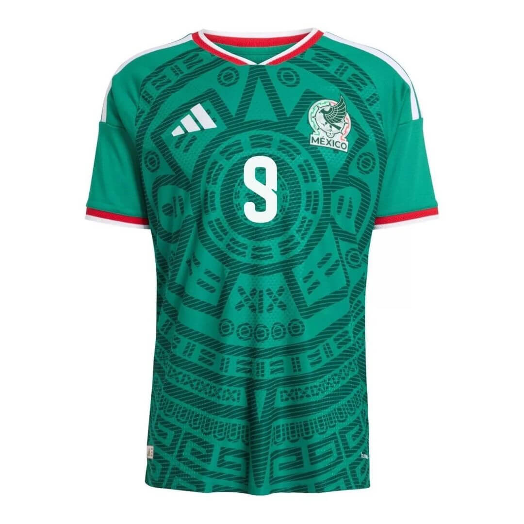 RAÚL #9 Camiseta de jugador de México, versión local, Copa Mundial 2026