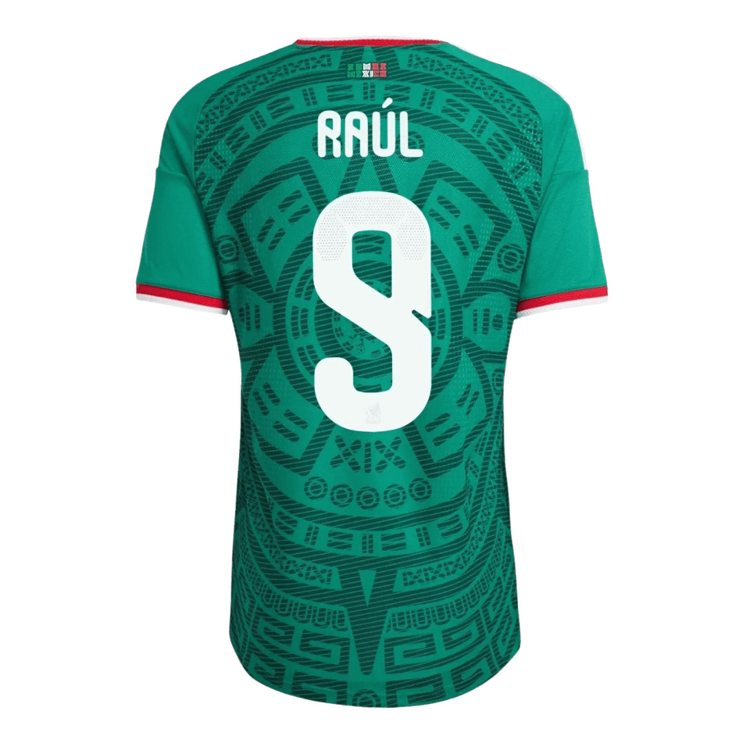 RAÚL #9 Camiseta de jugador de México, versión local, Copa Mundial 2026