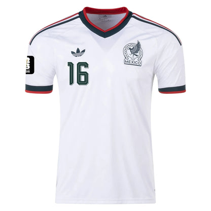 J.Quiñones #16 Mexico Away Soccer Jersey 2026 World Cup