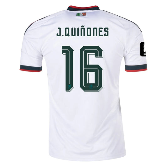 J.Quiñones #16 Mexico Away Soccer Jersey 2026 World Cup