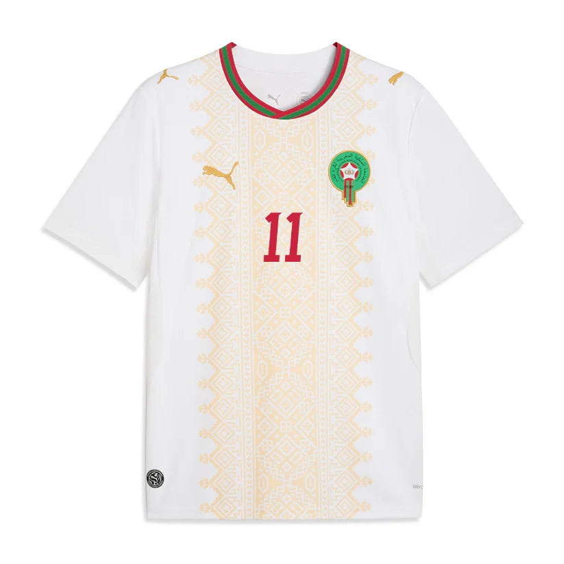 Saibari #11 Morocco World Cup 2026 Away Soccer Jersey