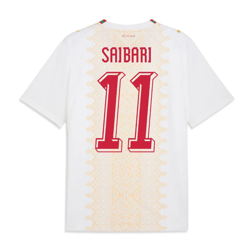 Saibari #11 Morocco World Cup 2026 Away Soccer Jersey