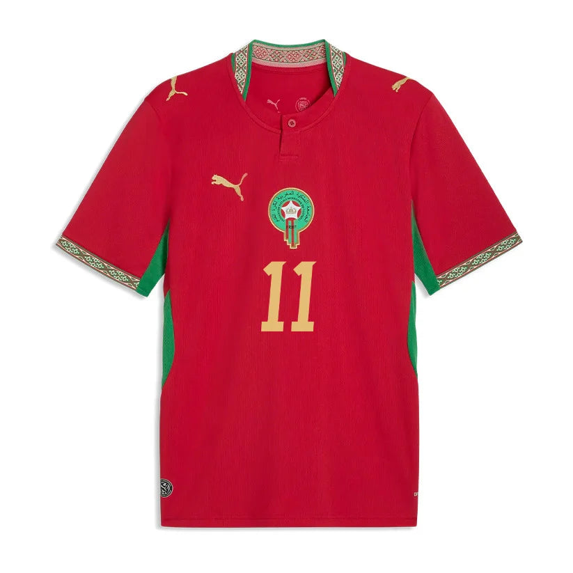 Saibari #11 Morocco World Cup 2026 Home Soccer Jersey