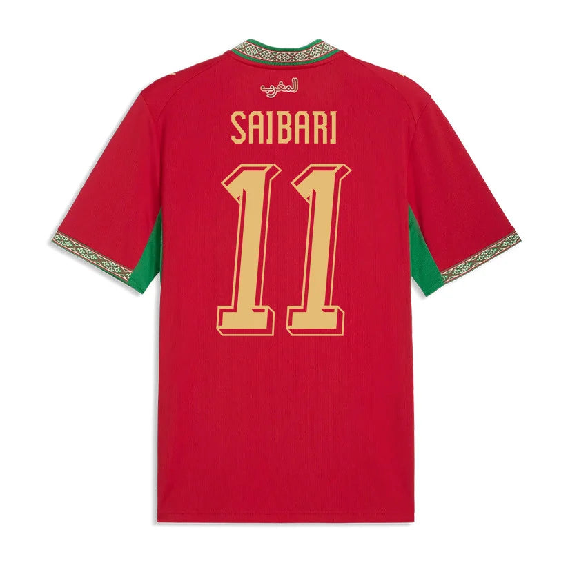 Saibari #11 Morocco World Cup 2026 Home Soccer Jersey