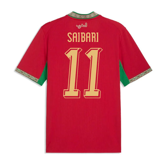 Saibari #11 Morocco World Cup 2026 Home Soccer Jersey