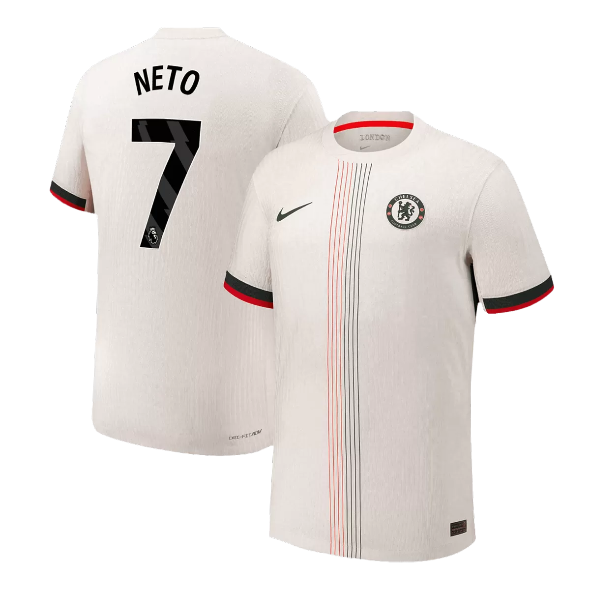 Camiseta de fútbol visitante del Chelsea NETO #7 2025/26