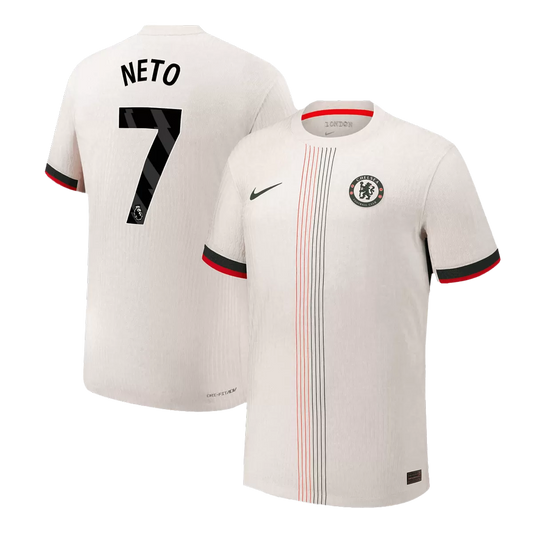 Camiseta de fútbol visitante del Chelsea NETO #7 2025/26
