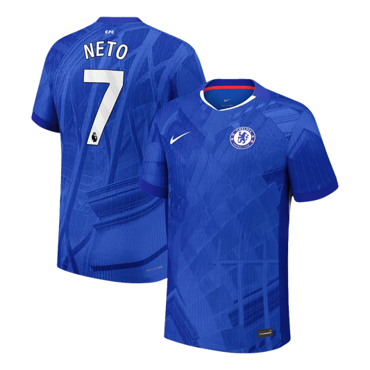 Camiseta de fútbol de jugador local del Chelsea NETO #7 2025/26