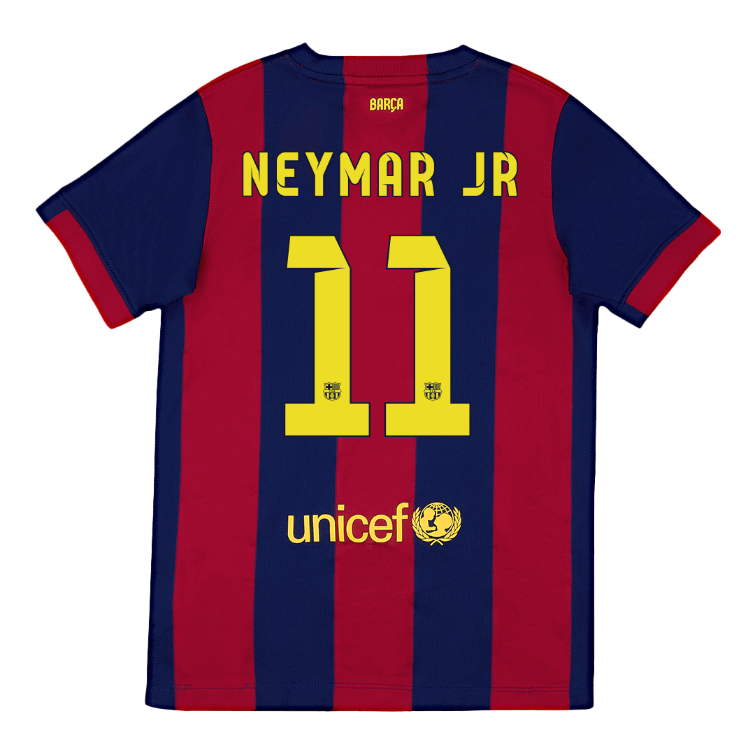 Camiseta retro de local del Barcelona de Neymar Jr. #11 2014/15