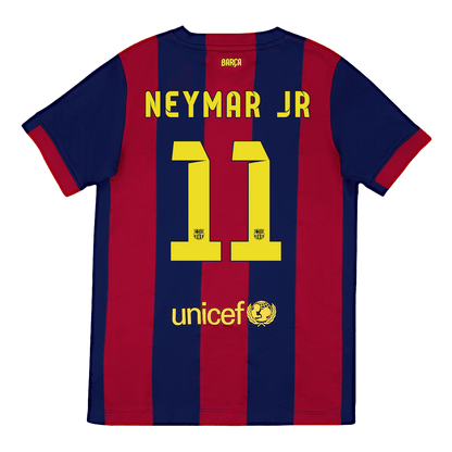 Camiseta retro de local del Barcelona de Neymar Jr. #11 2014/15