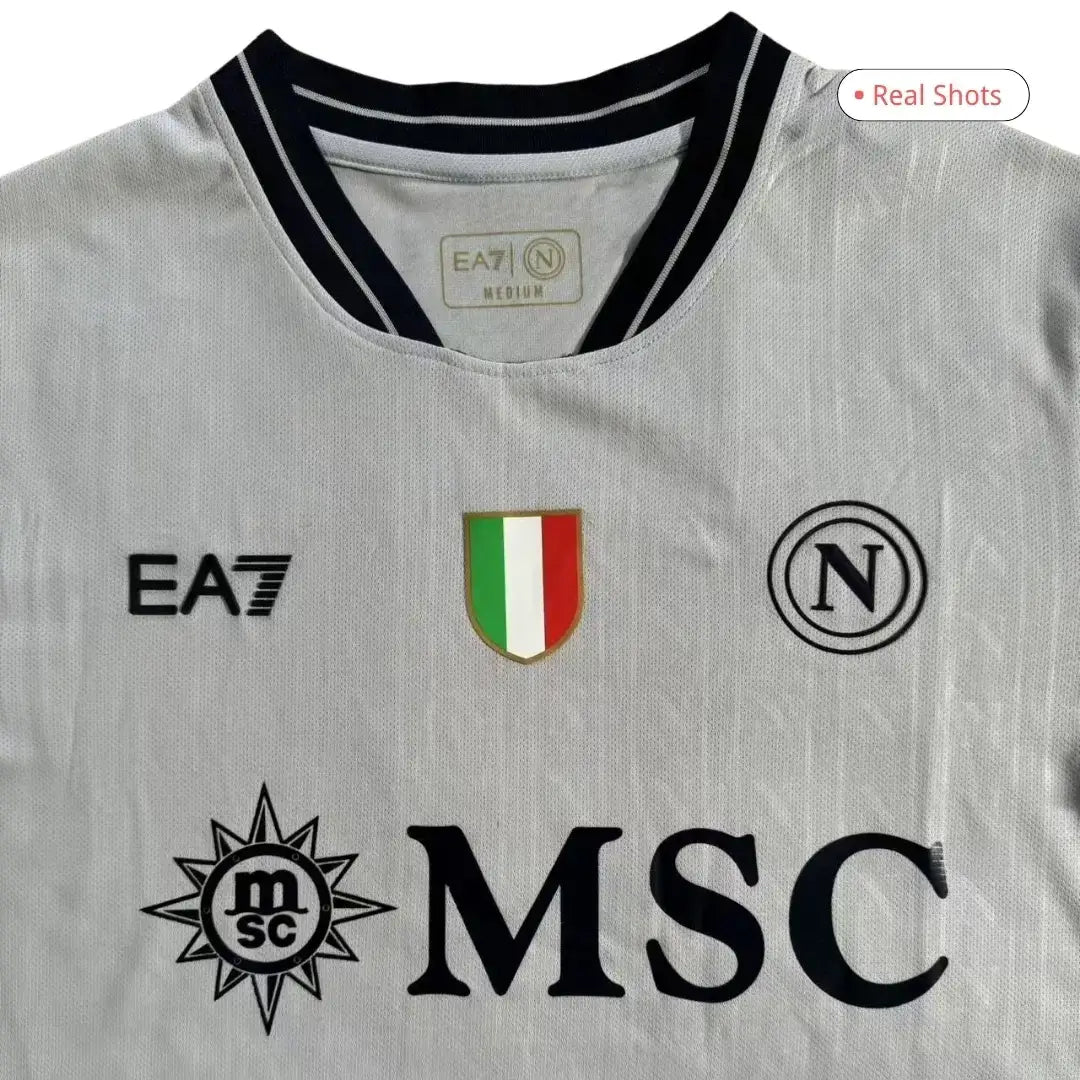 Camiseta de portero del Napoli 2025/26 blanca