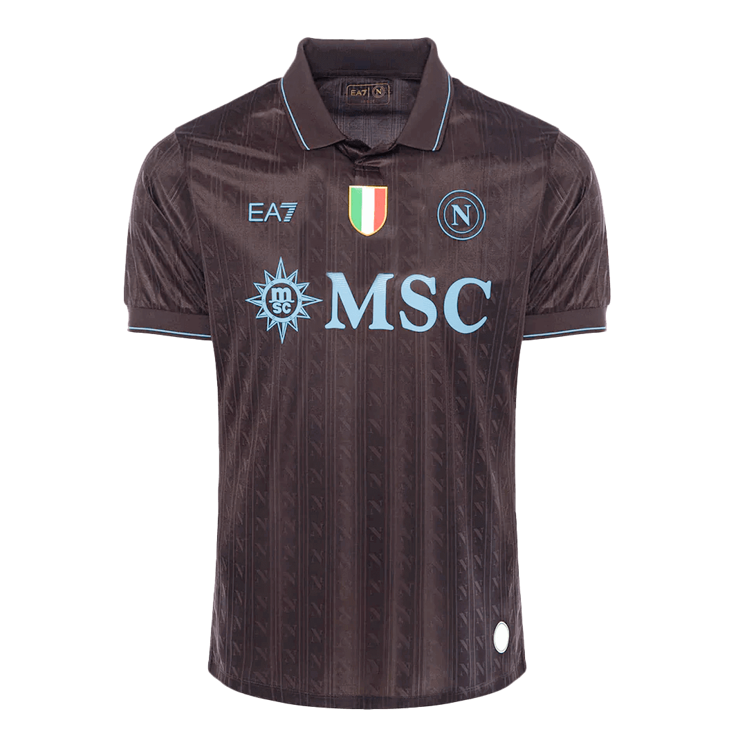 Camiseta de fútbol Napoli Tercera Versión Visitante Jugador 2025/26